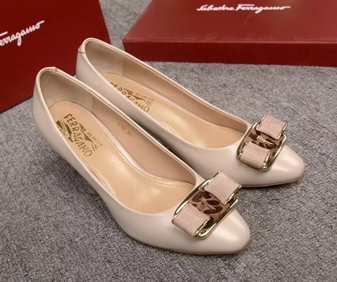 Ferragamo Shallow mouth kitten heel Shoes Women--023